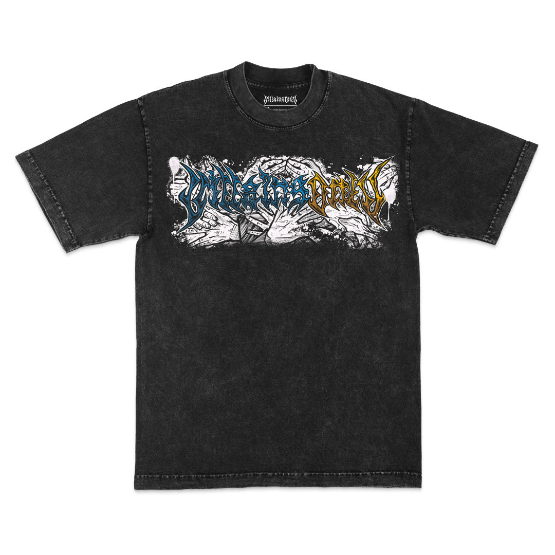 Heir of Shadows Mineral Wash Heavyweight Tee - Black