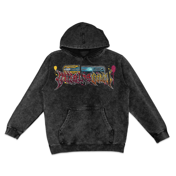 Midnight Dominion Mineral Wash Hoodie - Black
