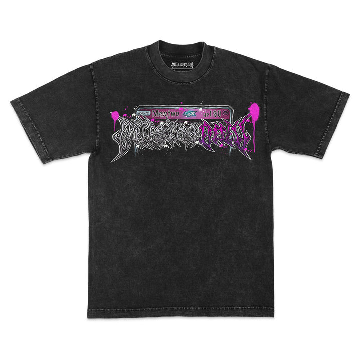 Genetic Supremacy Mineral Wash Heavyweight Tee - Black