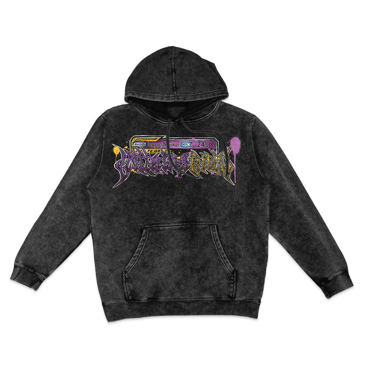 Nightmare Duo Mineral Wash Hoodie - Black