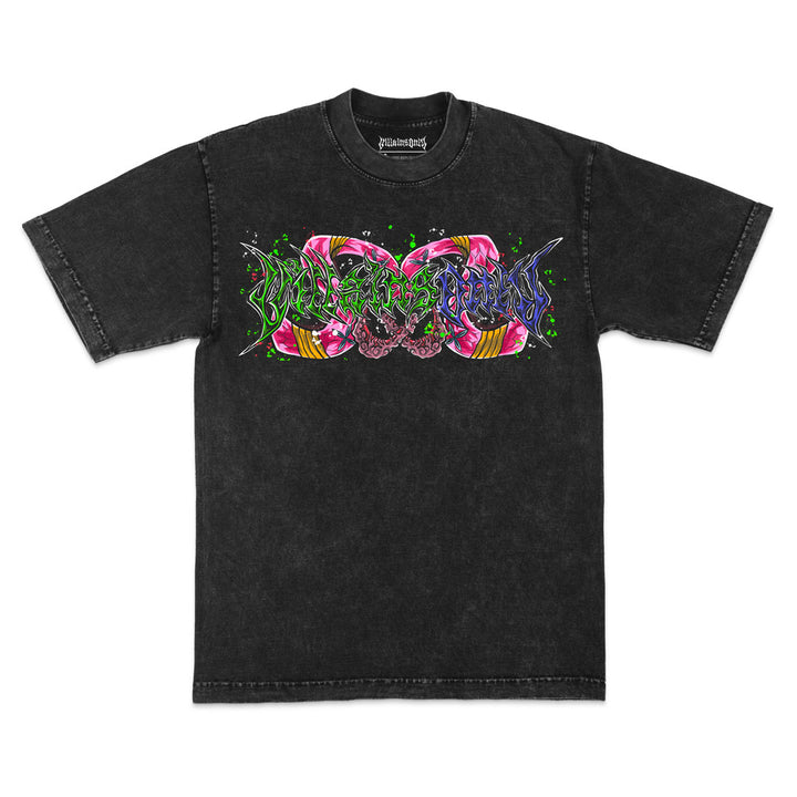 Upper Moon 6 Mineral Wash Heavyweight Tee - Black