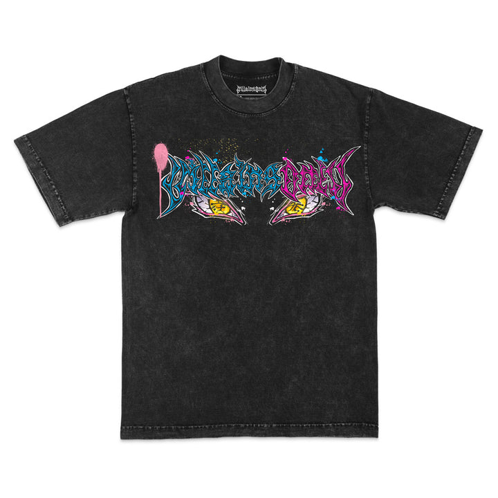 Death Compass Mineral Wash Heavyweight Tee - Black