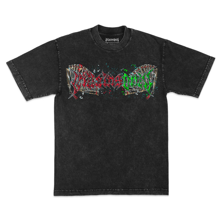 Upper Moon 2 Mineal Wash Heavyweight Tee - Black