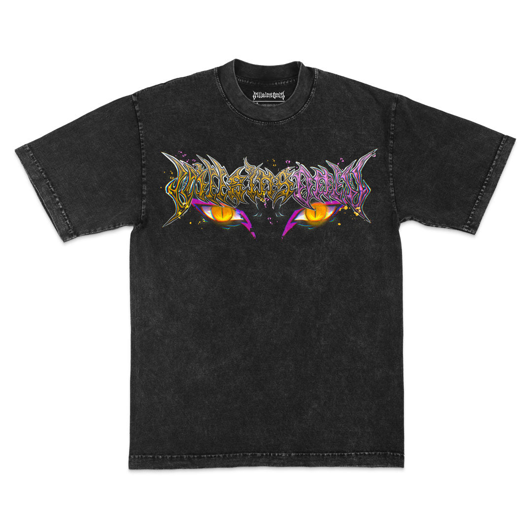 Snake Lord Mineral Wash Heavyweight Tee - Black