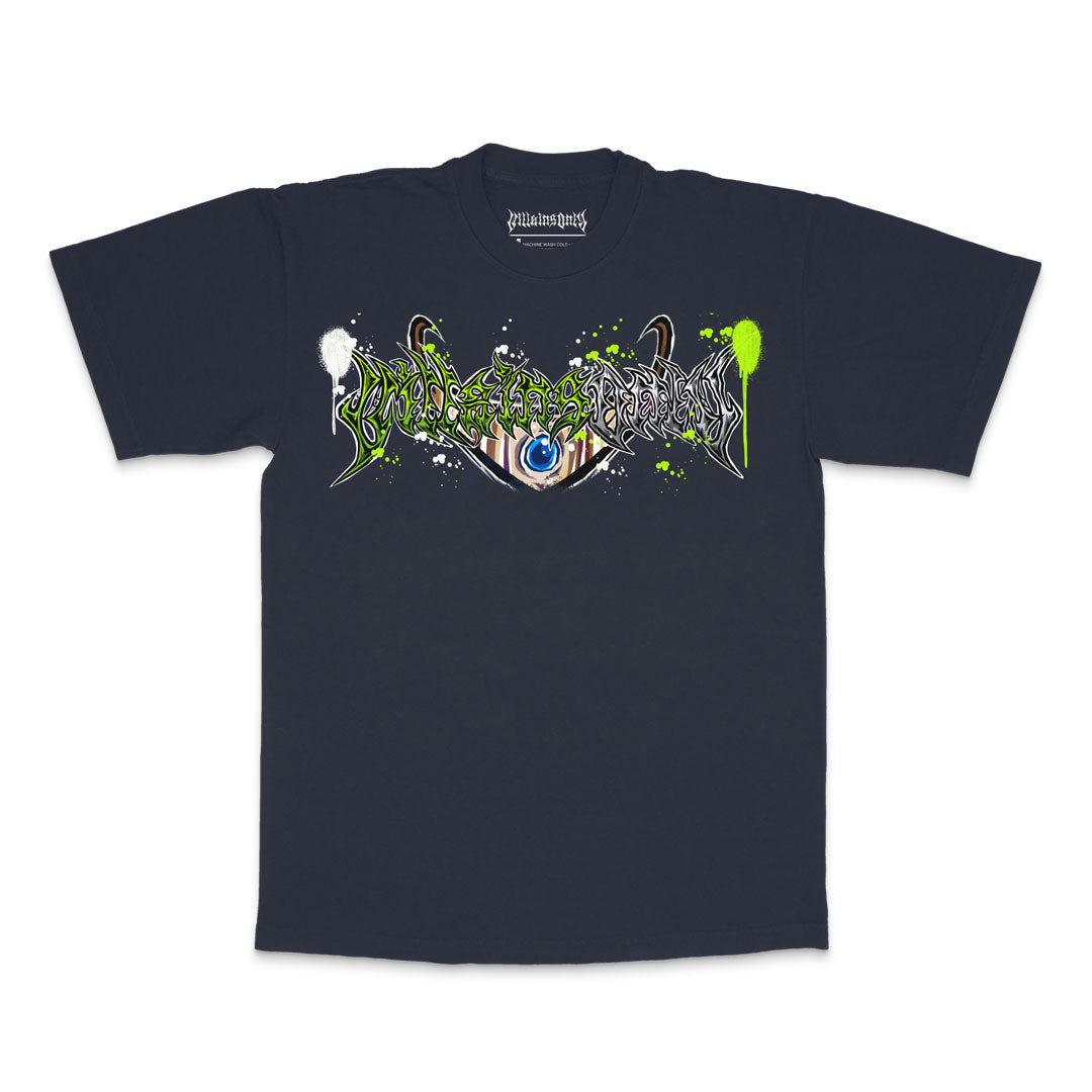 Savage Divinity Heavyweight Tee - Navy