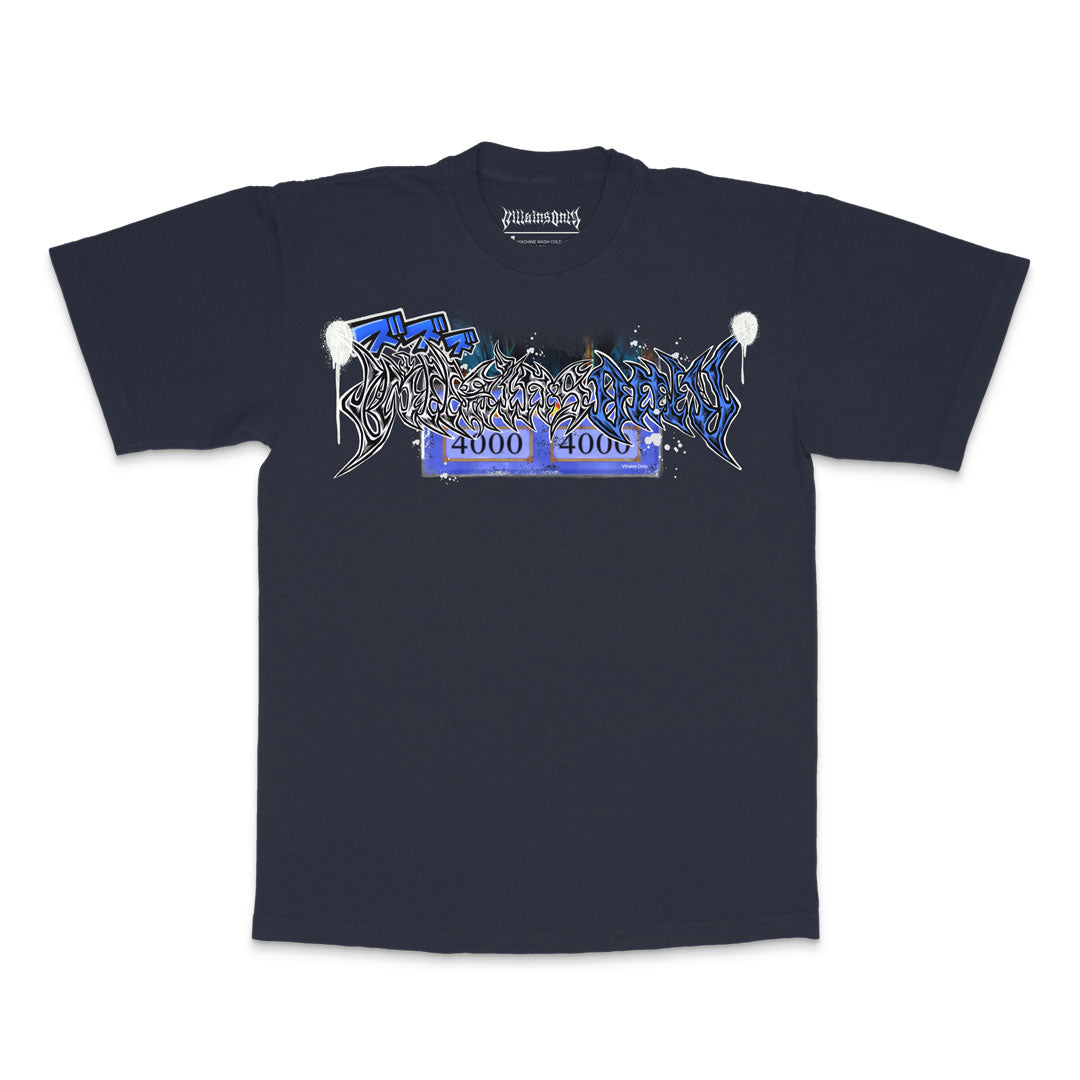 Mortal Breaker Heavyweight Tee - Navy