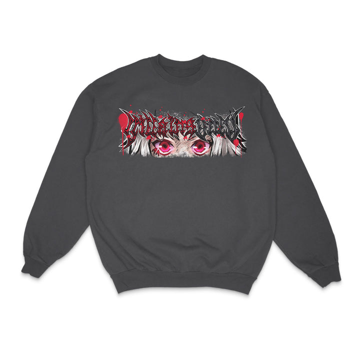 Stitched Ruin Crewneck - Pigment Black