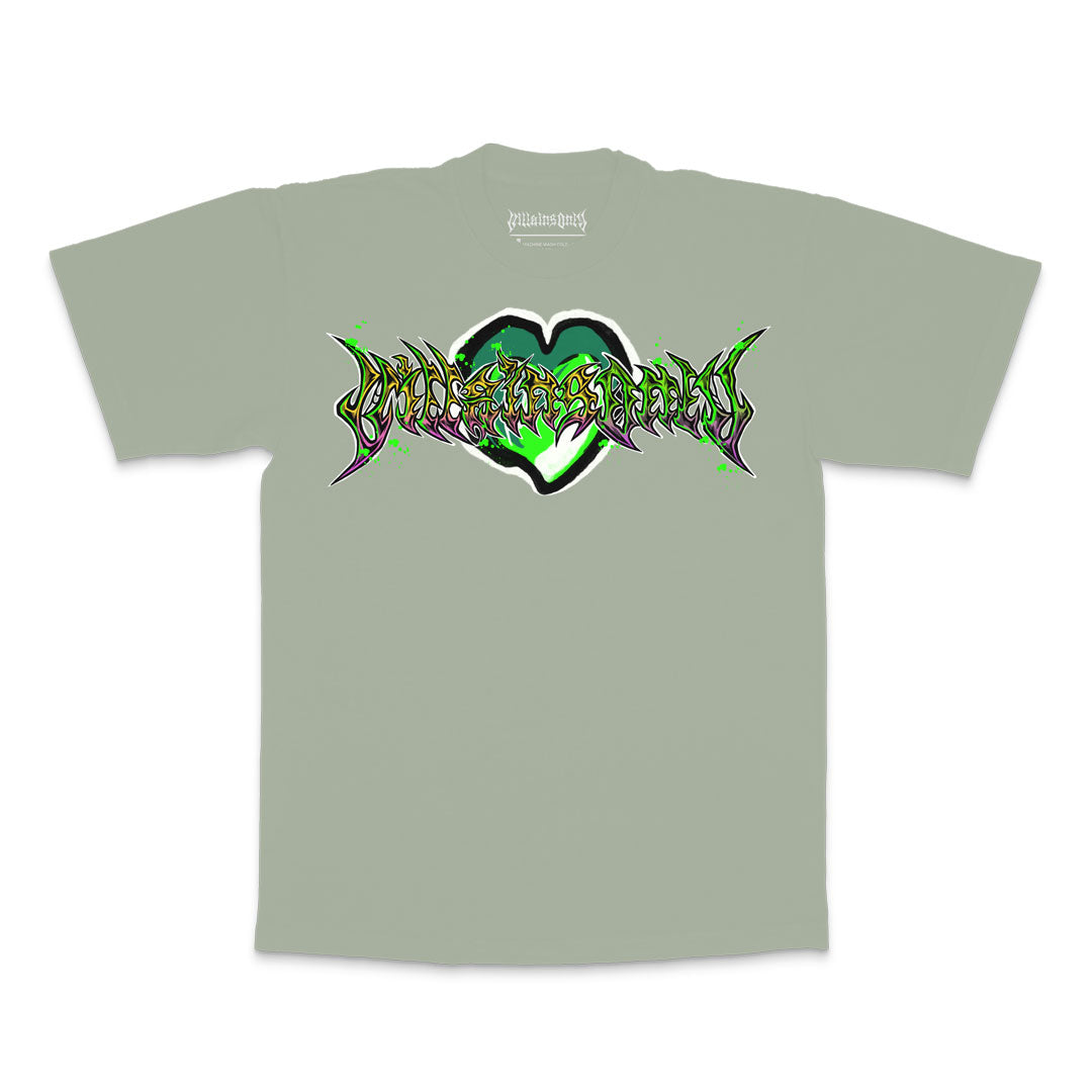 Timebound Terror Heavyweight Tee - Sage