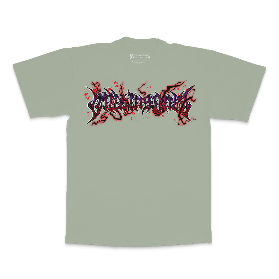 Sinister Monarch Heavyweight Tee - Sage