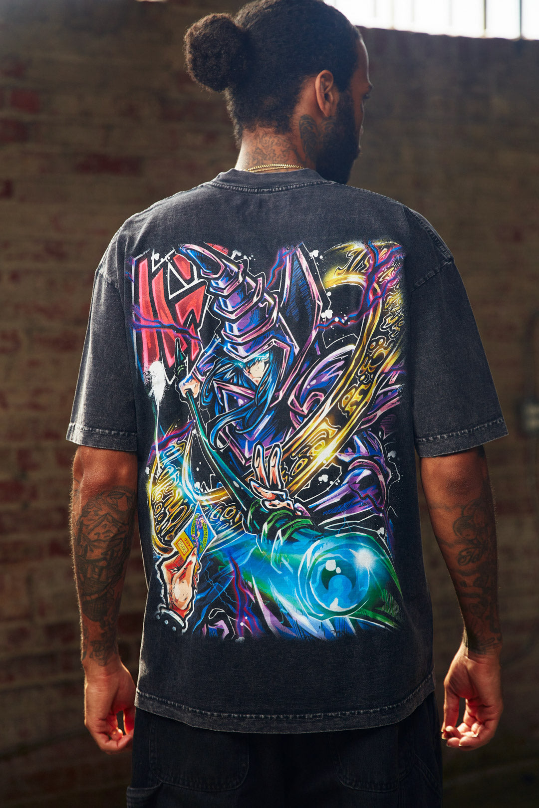 Darkcaster Mineral Wash Heavyweight Tee - Black