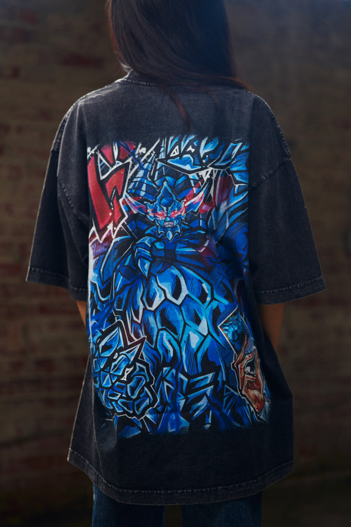 Mortal Breaker Mineral Wash Heavyweight Tee - Black
