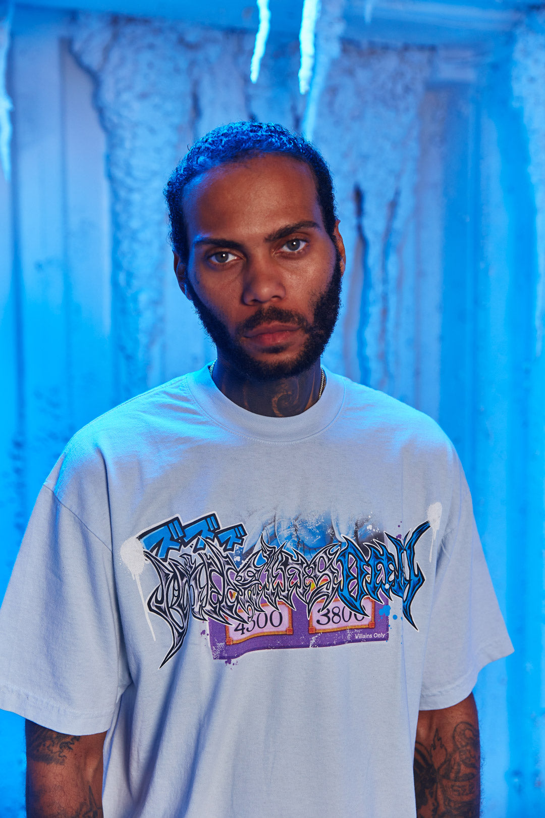 Fusion of Legends Heavyweight Tee - Light Blue