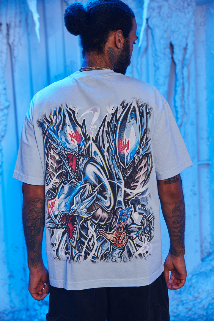Fusion of Legends Heavyweight Tee - Light Blue