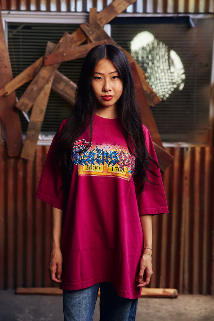 Spell-Kissed Heavyweight Tee - Ruby
