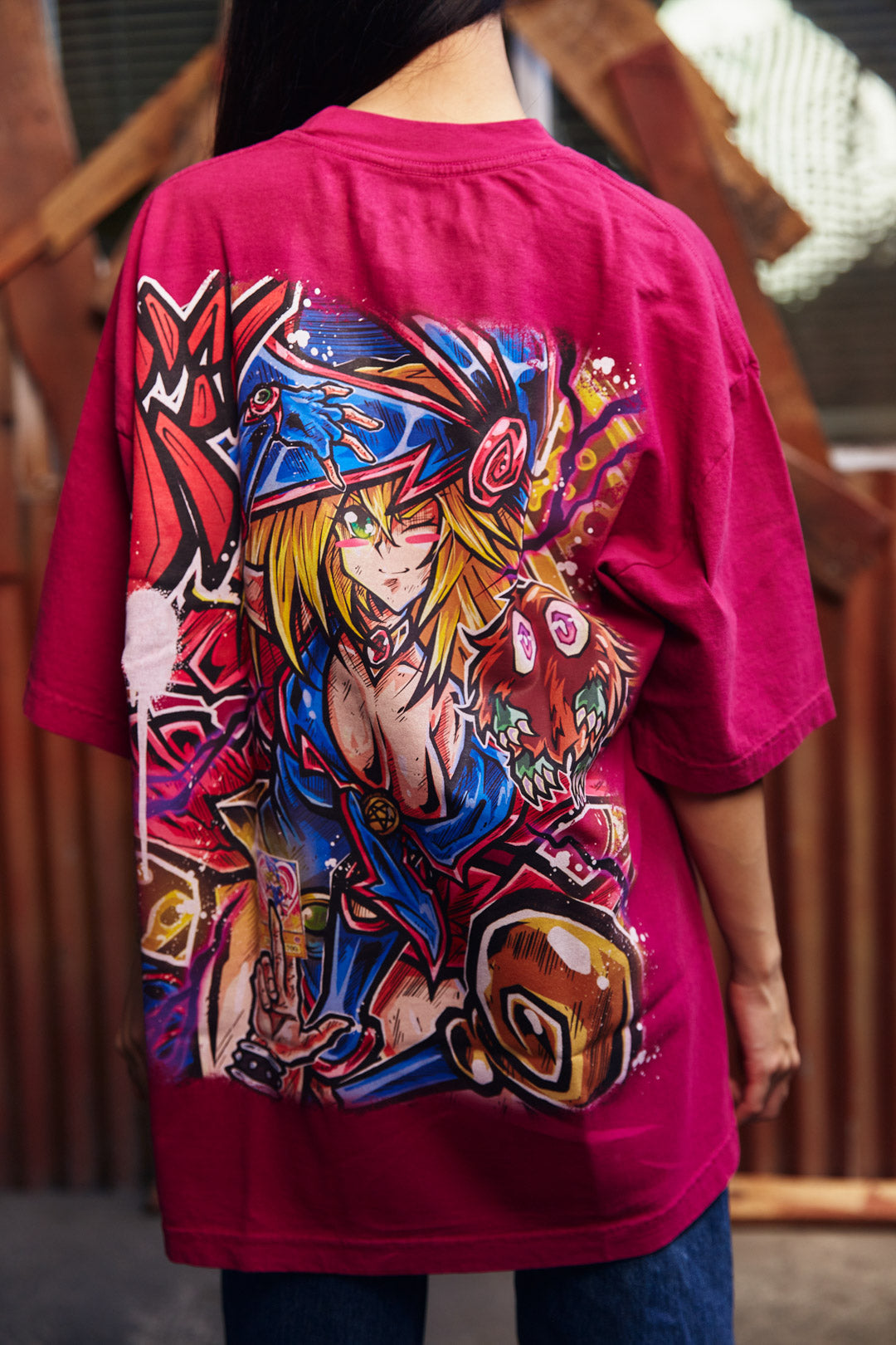 Spell-Kissed Heavyweight Tee - Ruby
