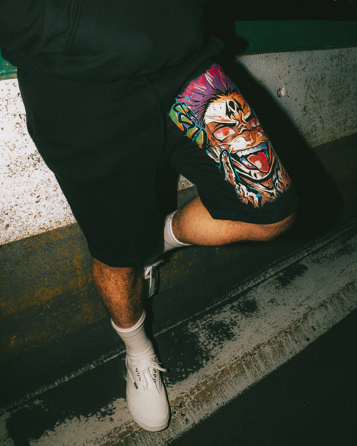 Twisted Tyrant Midweight Shorts - Black
