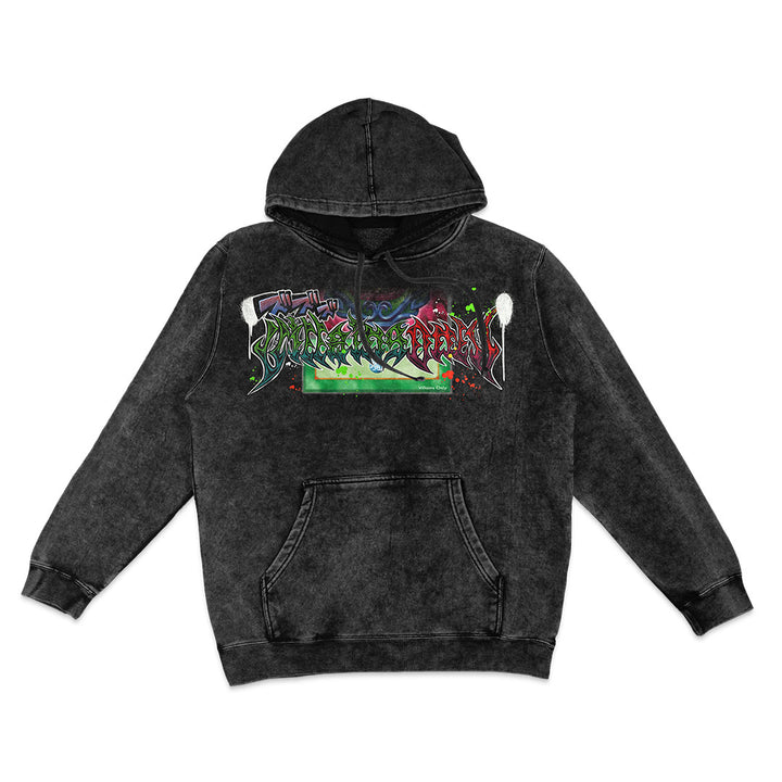 Draw Two Mineral Wash Hoodie - Black