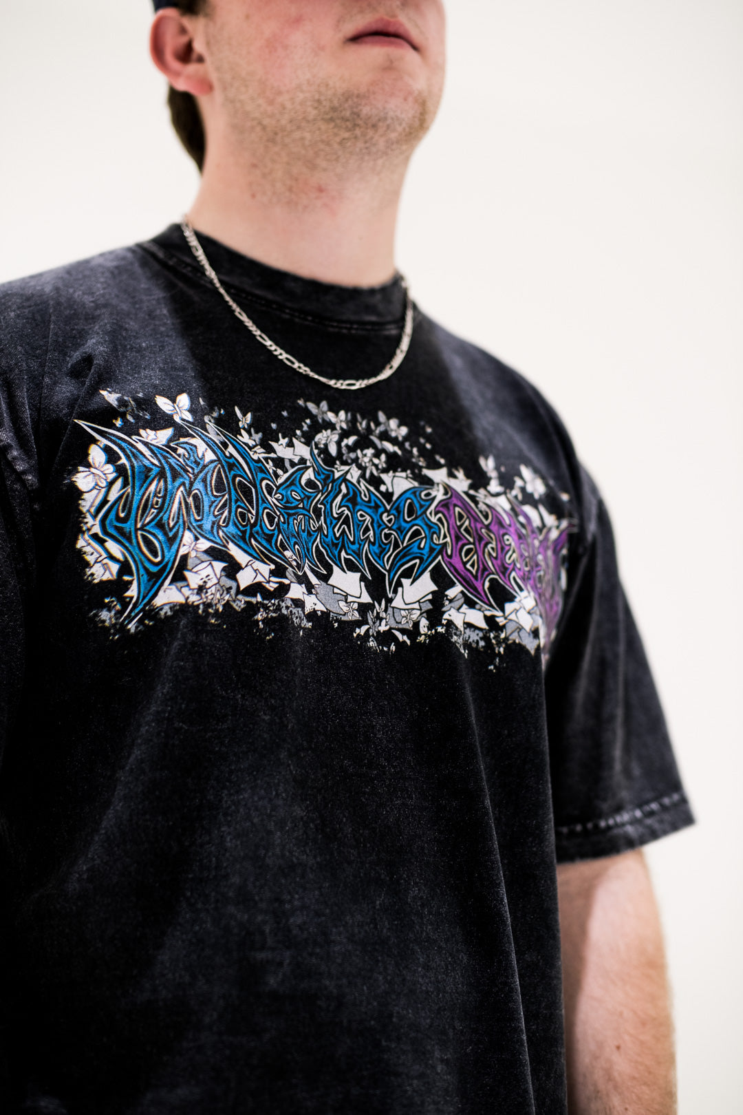 Paper Princess Mineral Wash Heavyweight Tee - Black