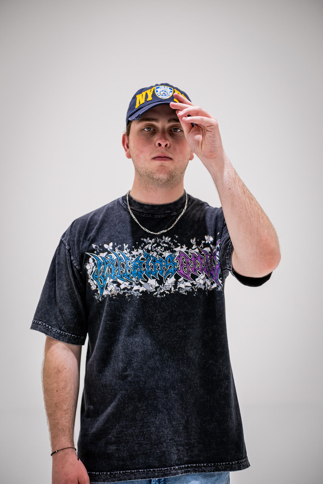 Paper Princess Mineral Wash Heavyweight Tee - Black