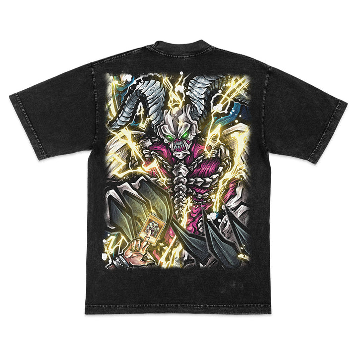 Demon Voltage Mineral Wash Heavyweight Tee - Black
