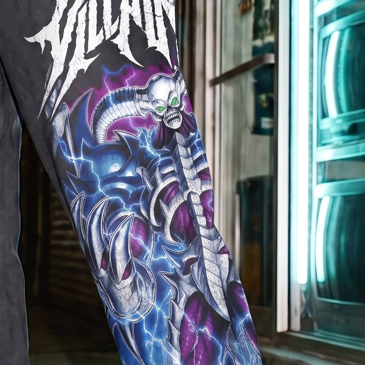 Demon Voltage Heavyweight Baggy Sweatpants - Vintage Black