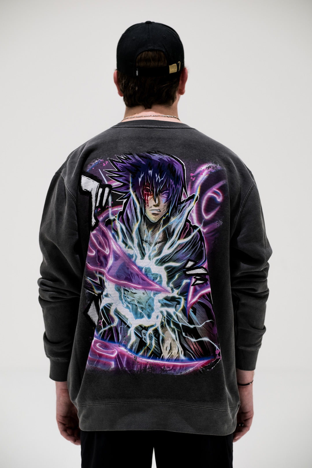 The Last Uchiha Crewneck - Pigment Black
