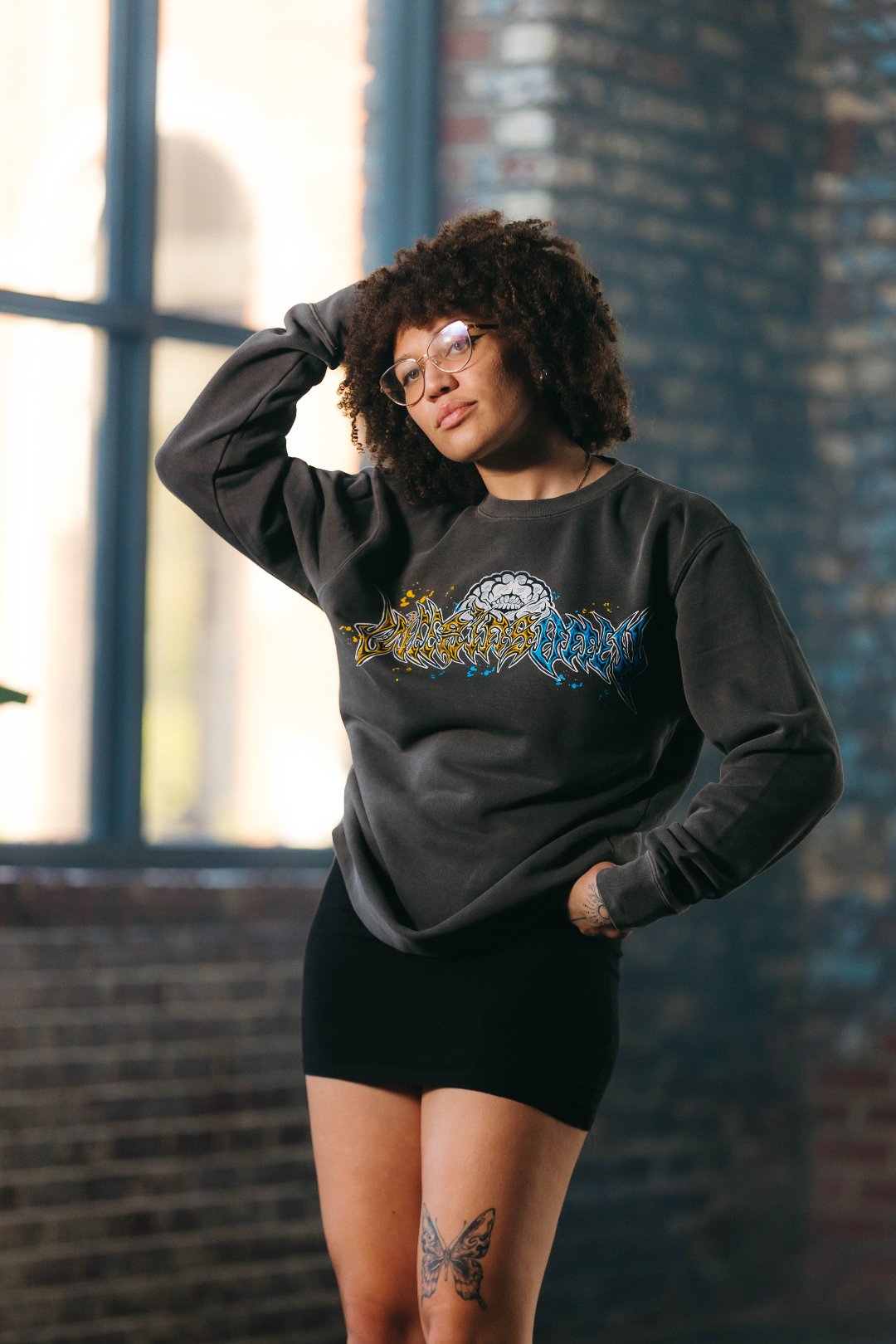 Broken Promise Crewneck - Pigment Black