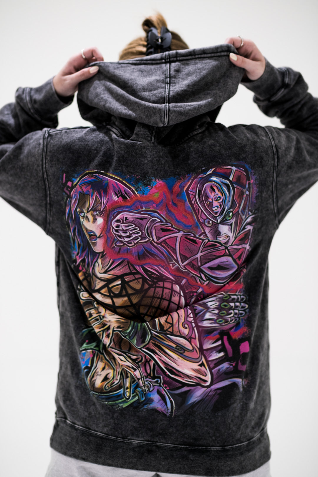 Reality Ripper Vintage Wash Hoodie - Black