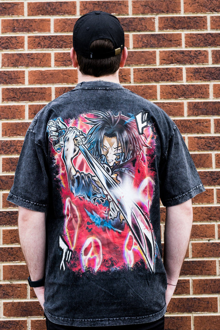 Unseen Menace Mineral Wash Heavyweight Tee - Black
