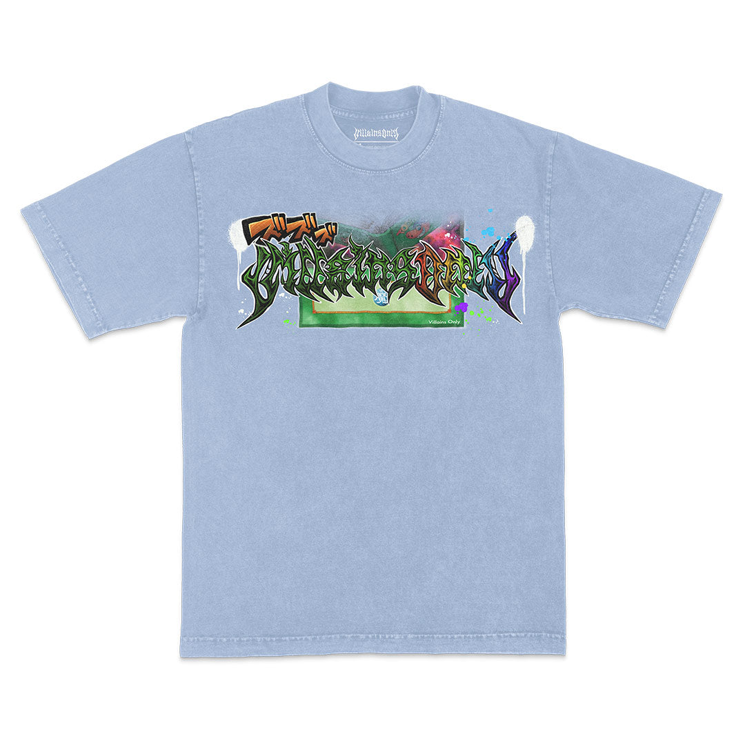 Toon Takeover Mineral Wash Heavyweight Tee - Arctic