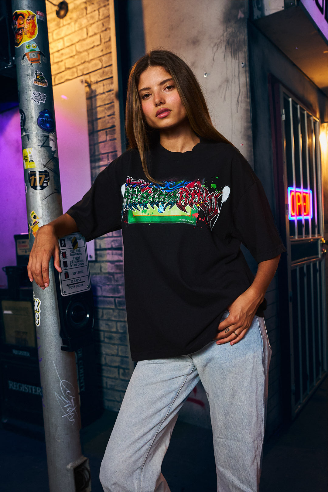 Draw Two Heavyweight Tee - Black