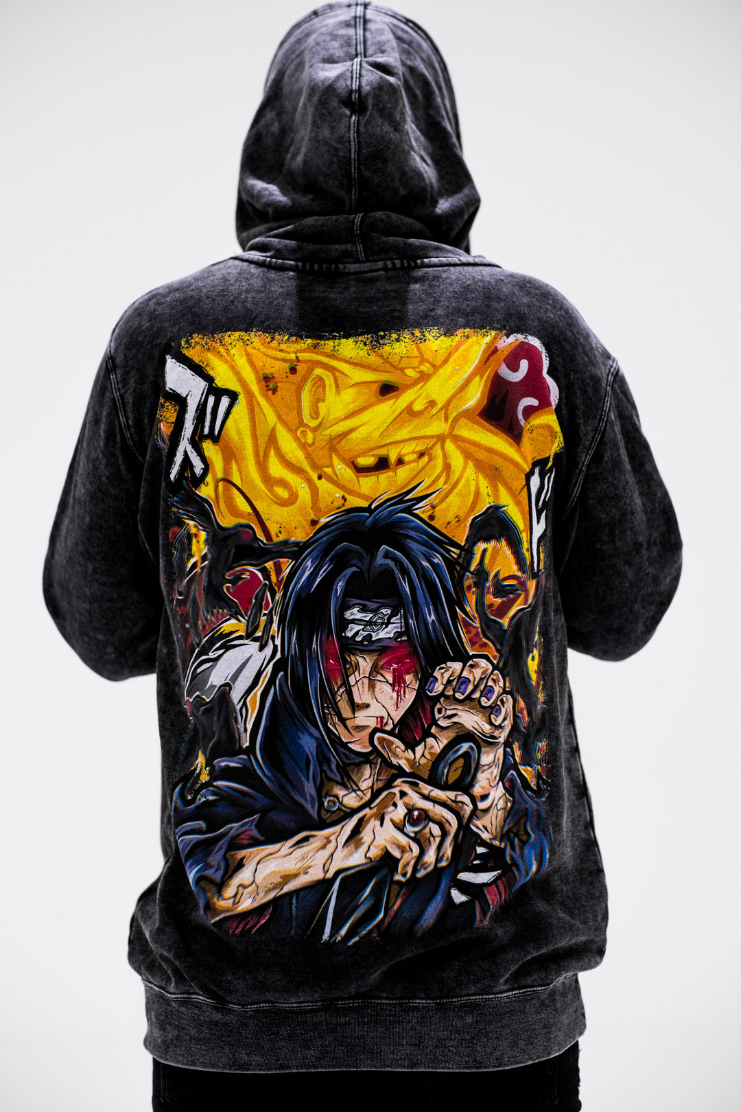 Solo King Vintage Wash Hoodie - Black