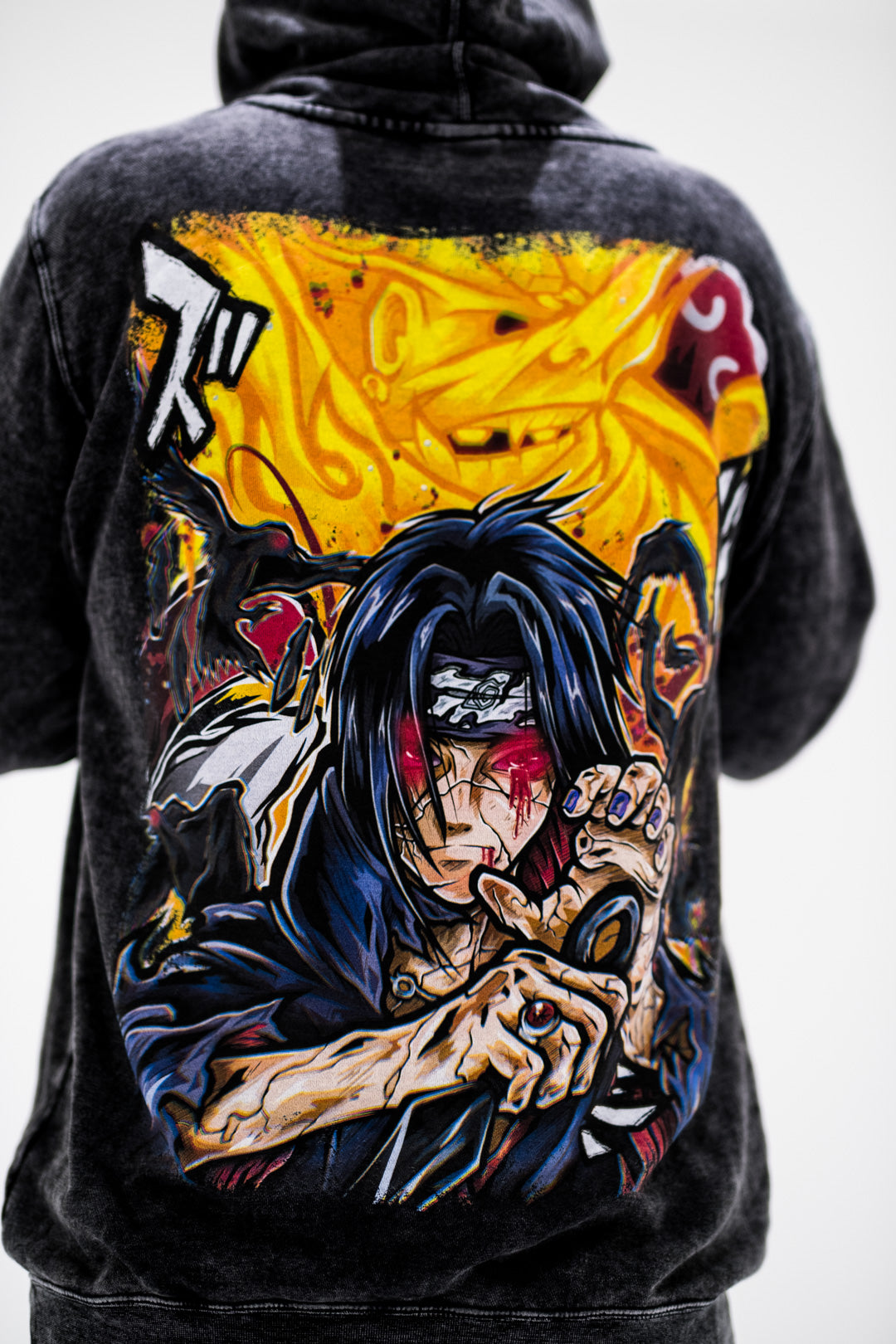 Solo King Vintage Wash Hoodie - Black