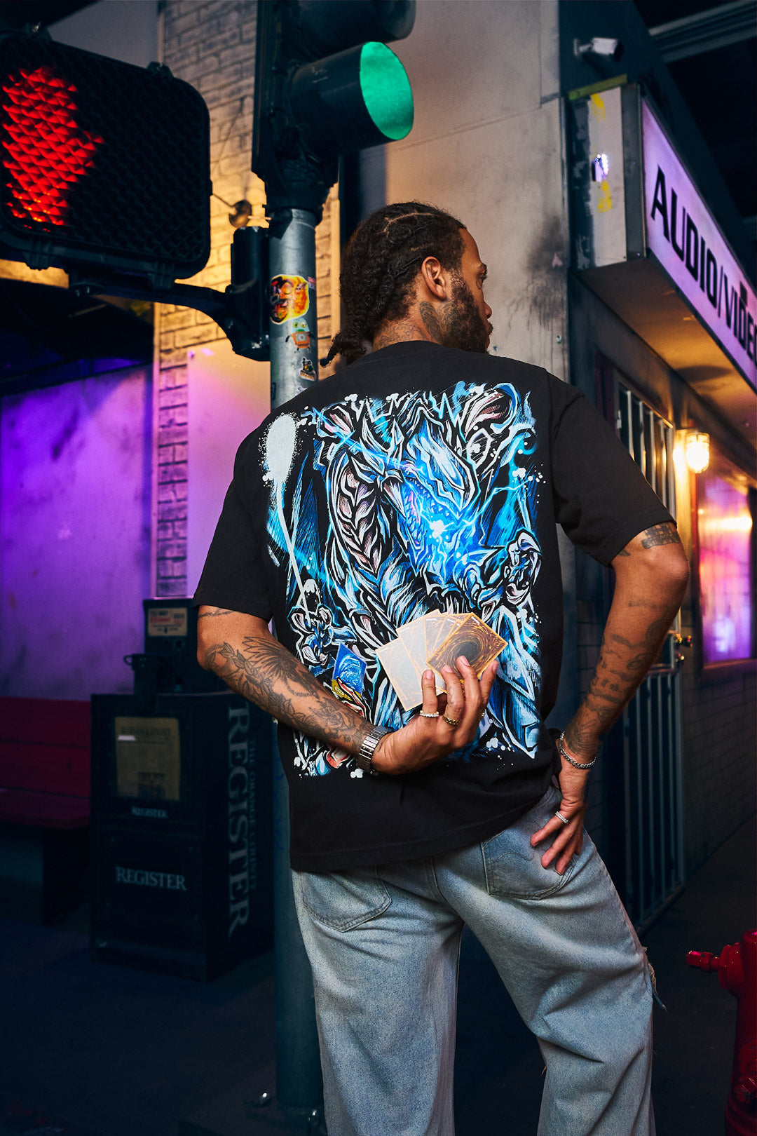 White Lightning Heavyweight Tee - Black