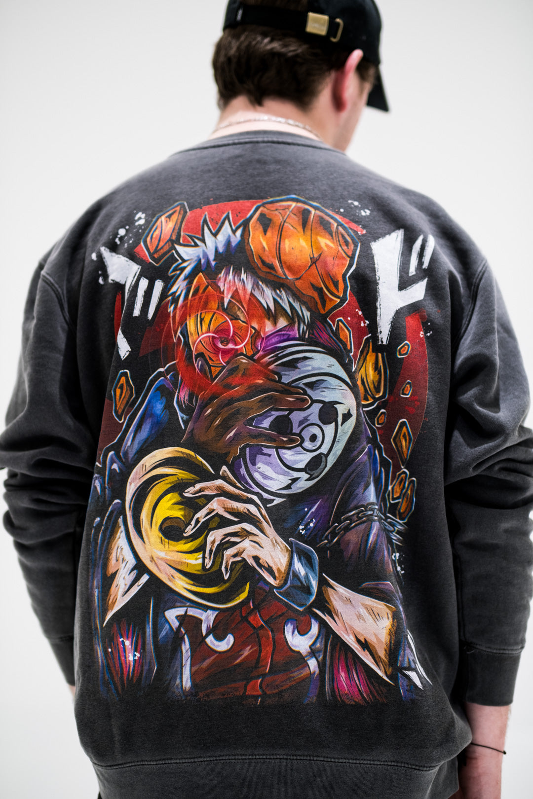 Masked Man Crewneck - Pigment Black