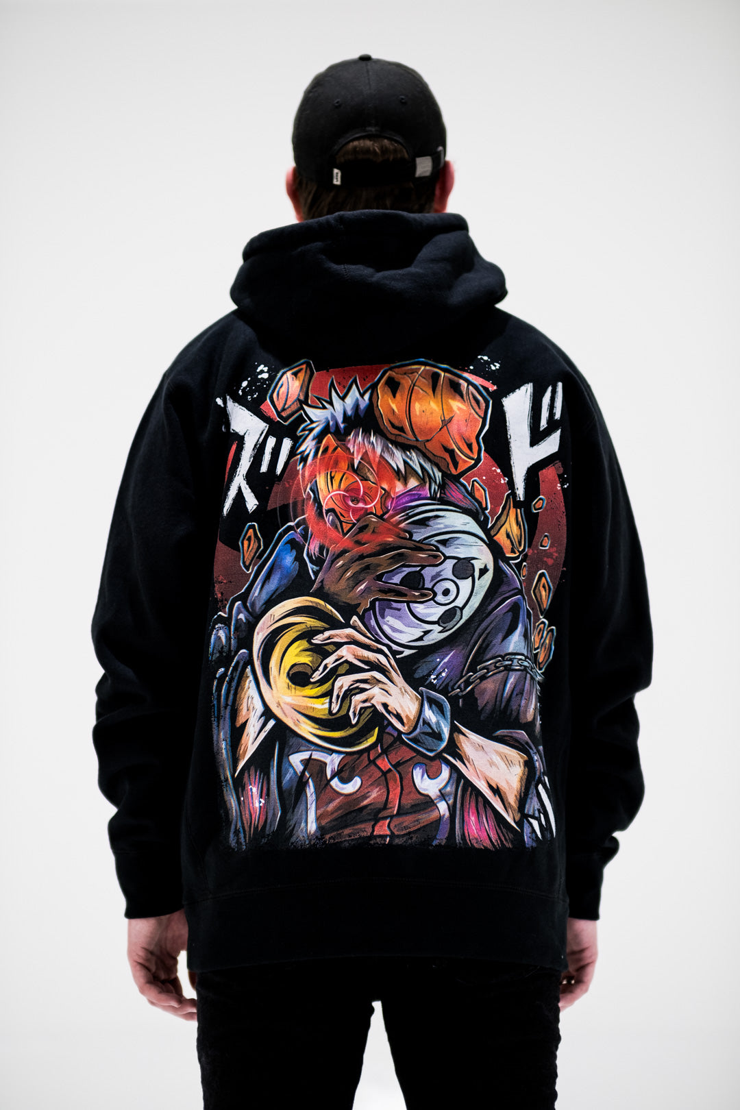 Masked Man Heavyweight Hoodie - Black