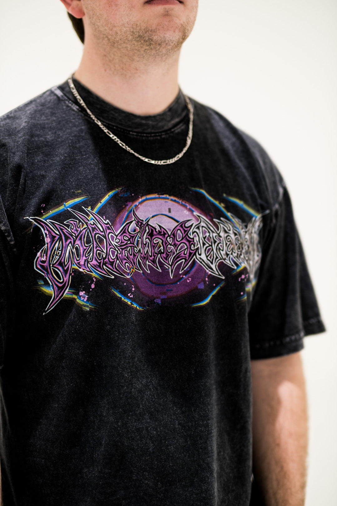 God Realm Mineral Wash Heavyweight Tee - Black