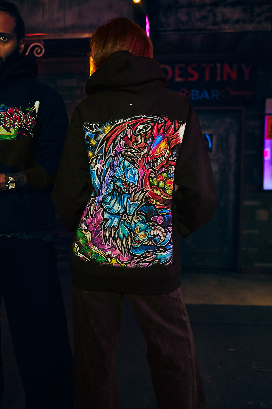 Toon Takeover Heavyweight Hoodie - Black