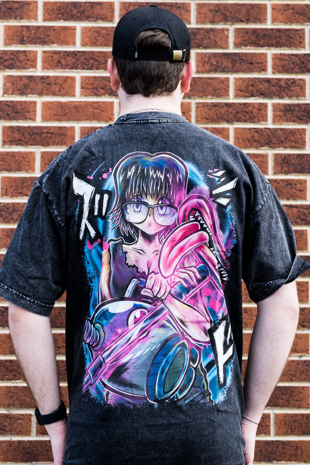 Suck 'n Destroy Mineral Wash Heavyweight Tee - Black