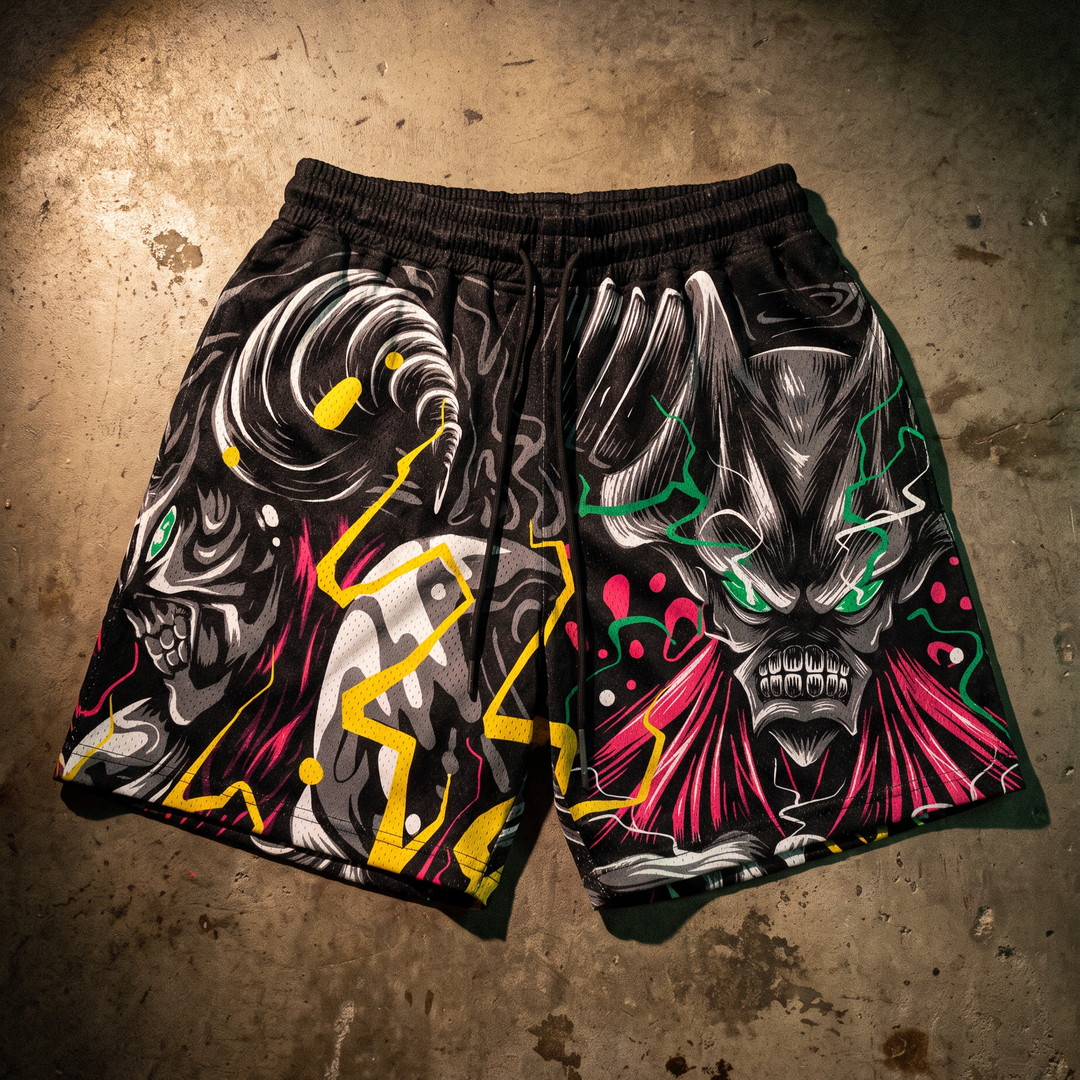 Demon Voltage Mesh Shorts