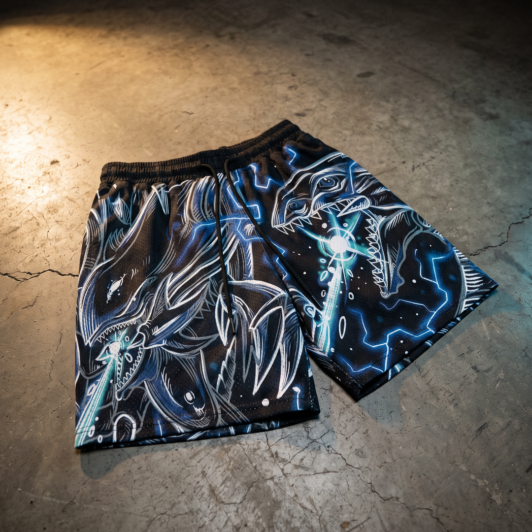 White Lightning Mesh Shorts