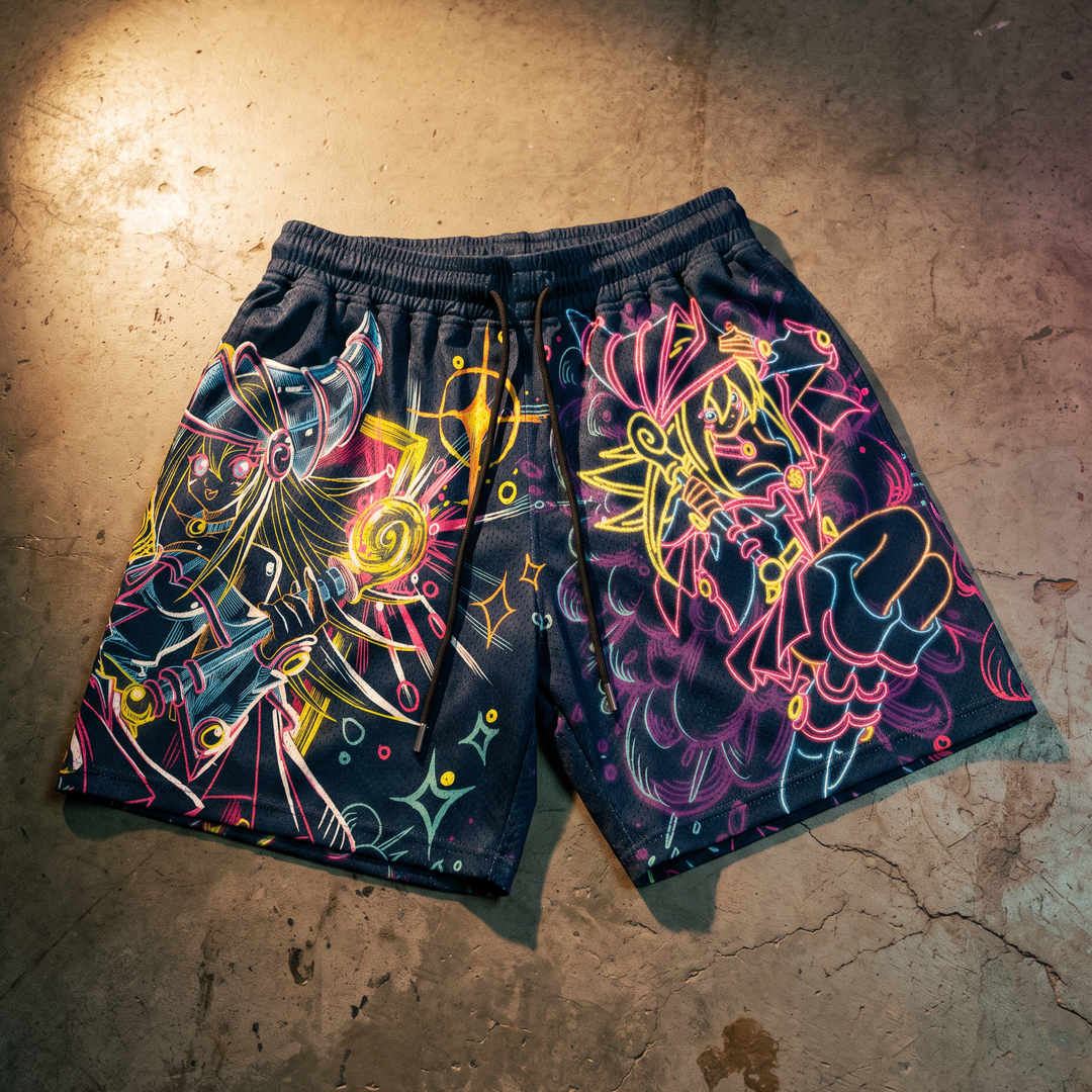 Spell-Kissed Mesh Shorts