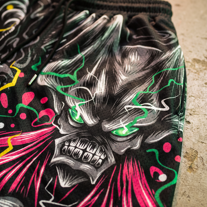 Demon Voltage Mesh Shorts
