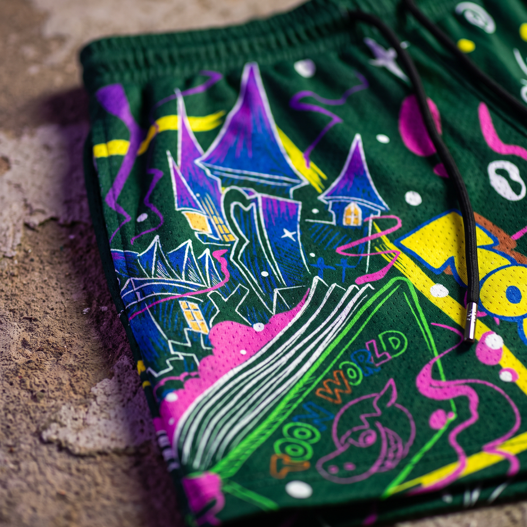 Toon Takeover Mesh Shorts