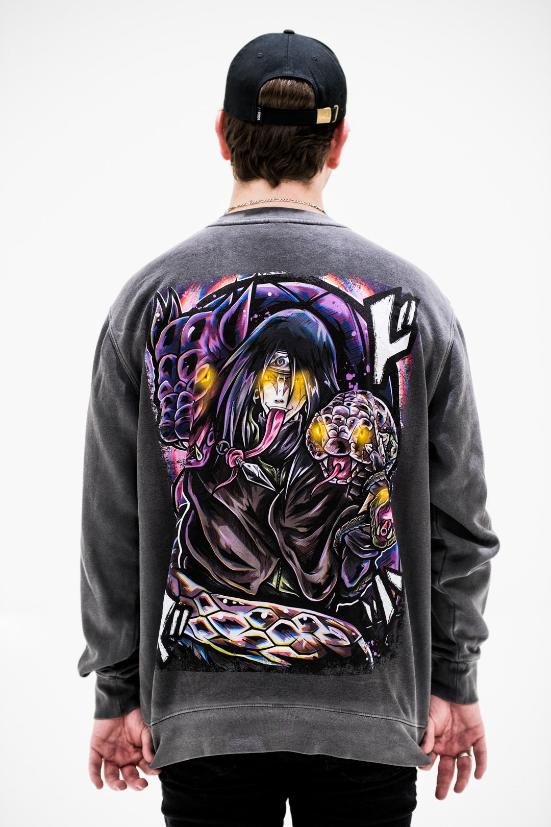 Snake Lord Crewneck - Pigment Black