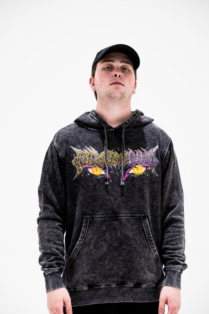 Snake Lord Vintage Wash Hoodie - Black