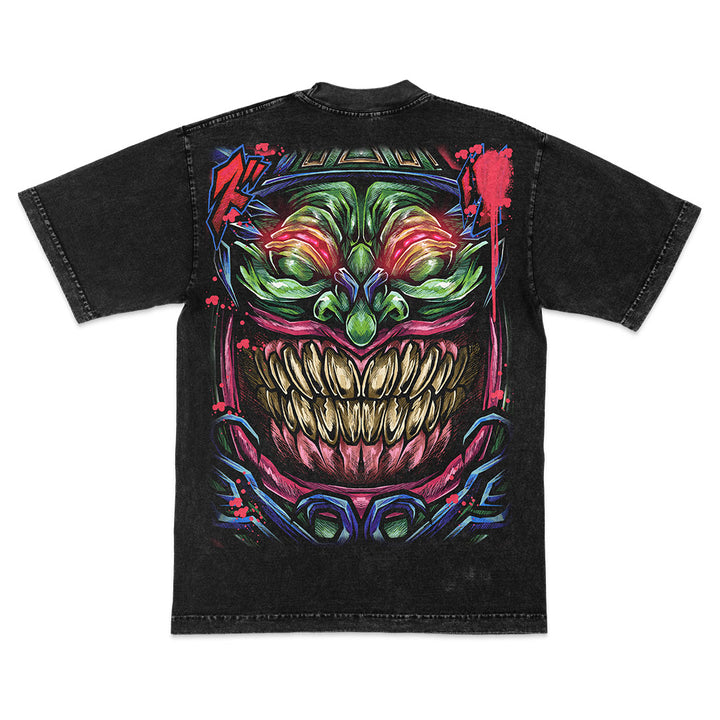 Draw Two Mineral Wash Heavyweight Tee - Black