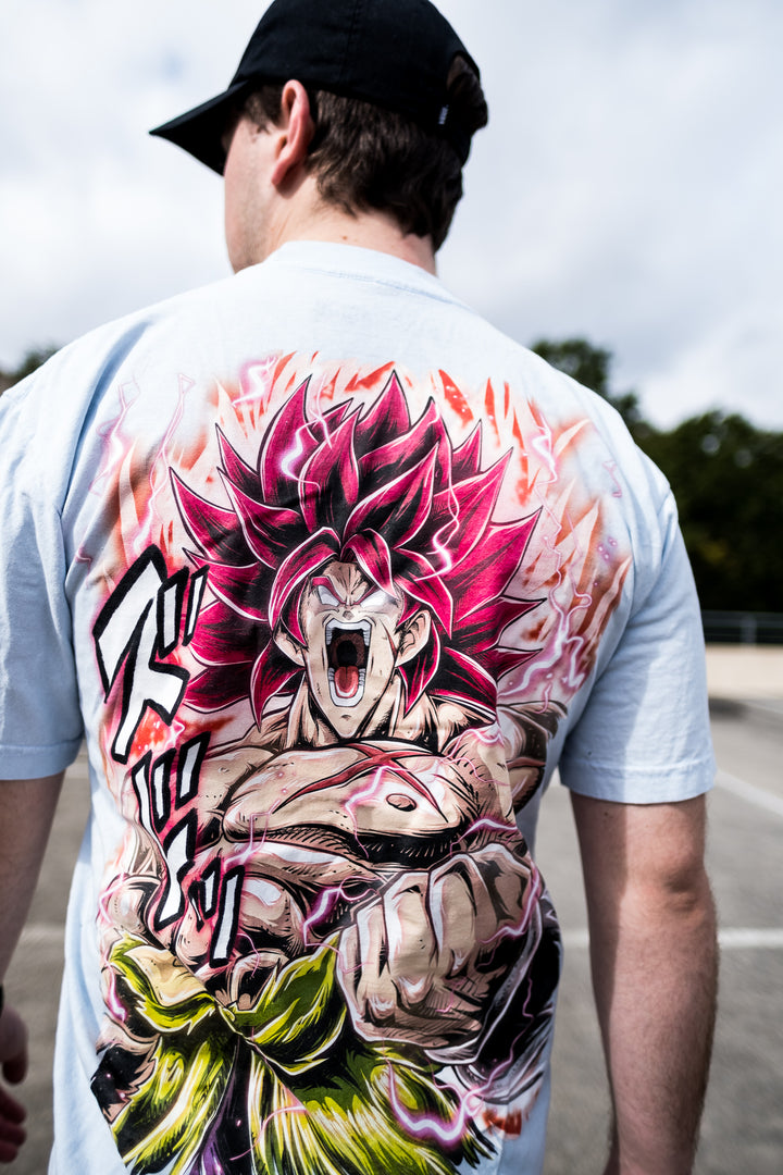 Broly SSG Heavyweight Tee - Light Blue