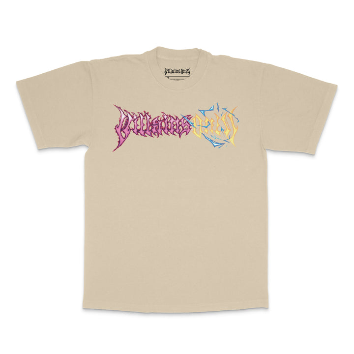 Goku Black Vs Majin Vegeta Heavyweight Tee - Cream