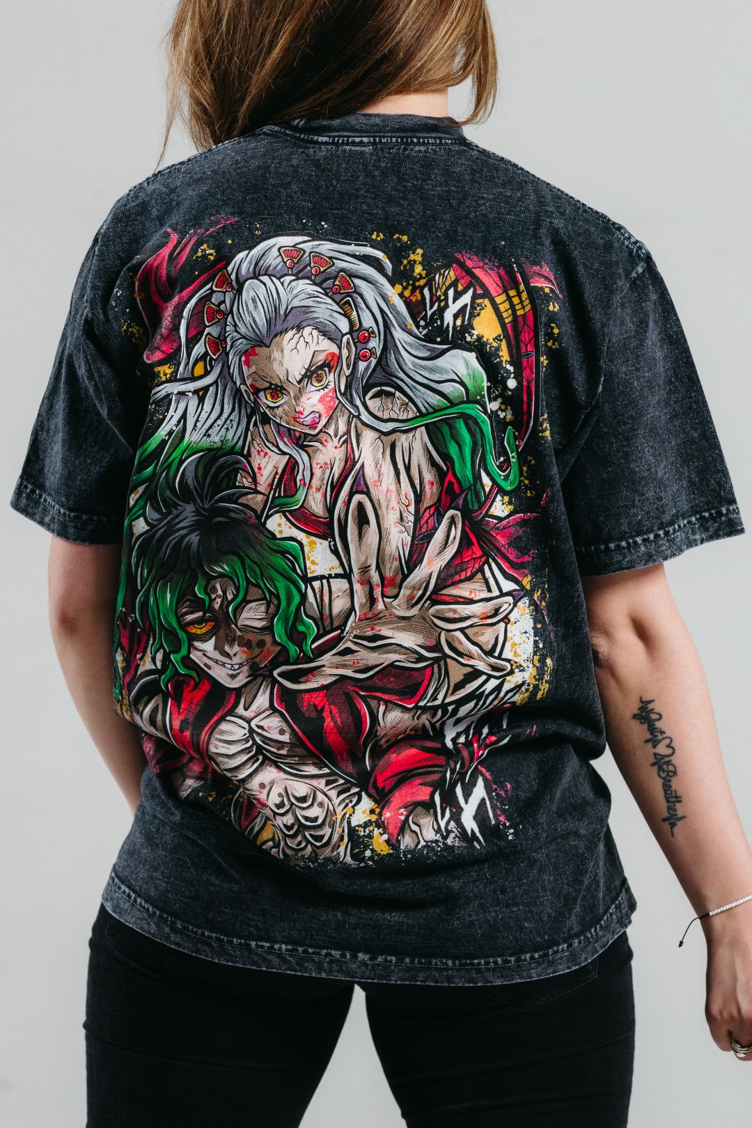 Upper Moon 6 Mineral Wash Heavyweight Tee - Black
